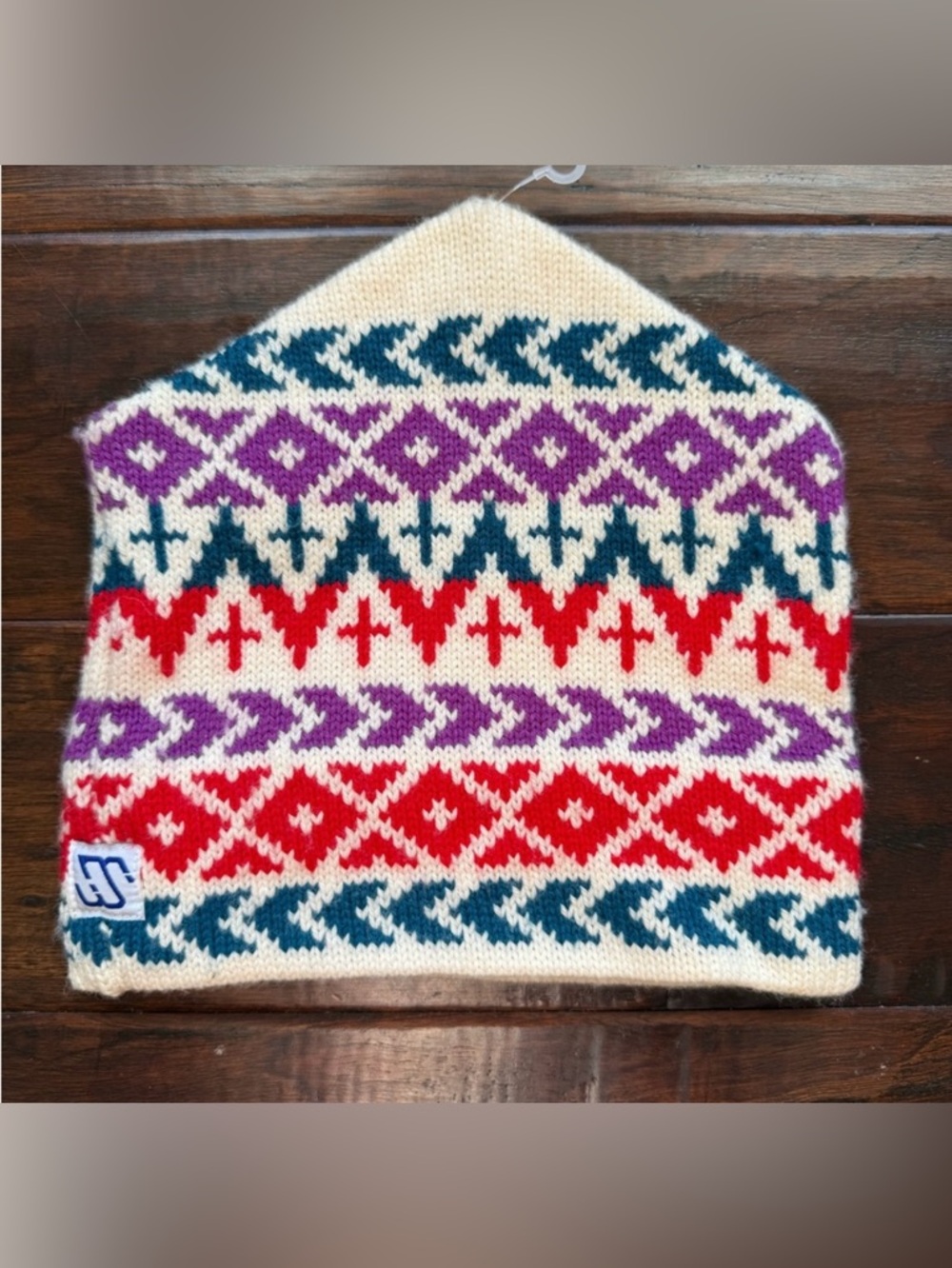 Vintage Murray Merkley Squid Toque 100 percent wool Made in Canada